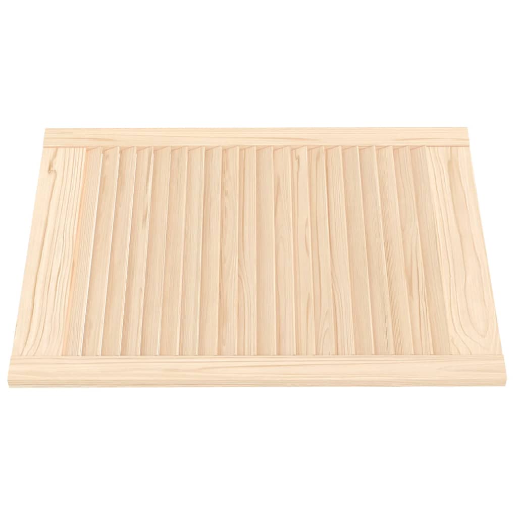 Vidaxl kastdeuren met lamellen 2 st 69x49,4 cm massief grenenhout
