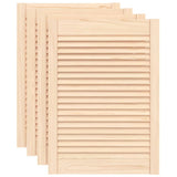 VidaXL cupboard doors with slats 4 pcs 69x49.4 cm solid pine