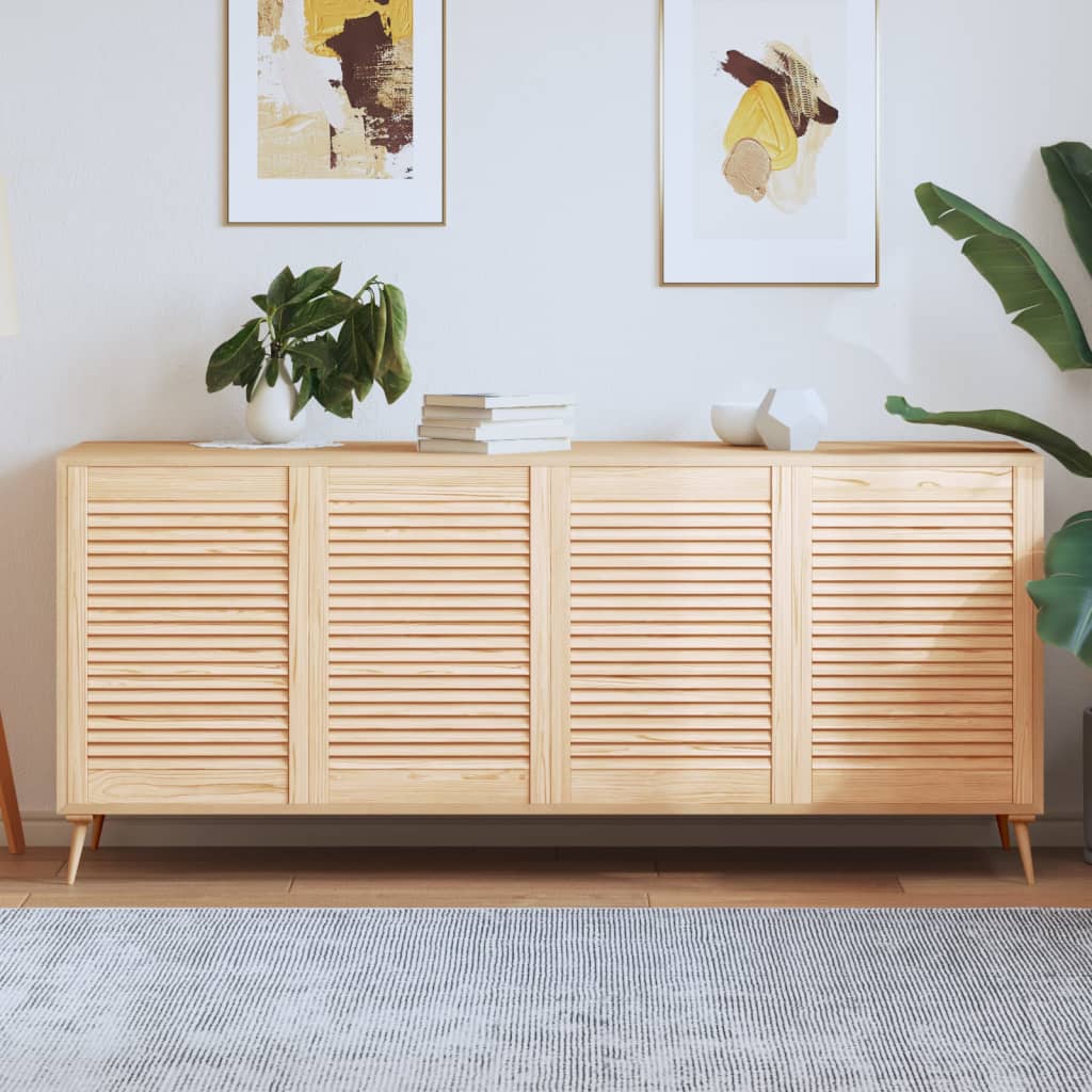 VidaXL cupboard doors with slats 4 pcs 69x49.4 cm solid pine