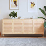 VidaXL cupboard doors with slats 4 pcs 69x49.4 cm solid pine