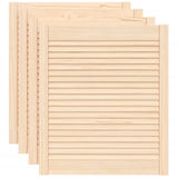 VidaXL Cabinet doors with slats 4 pcs 69x59.4 cm Solid pine