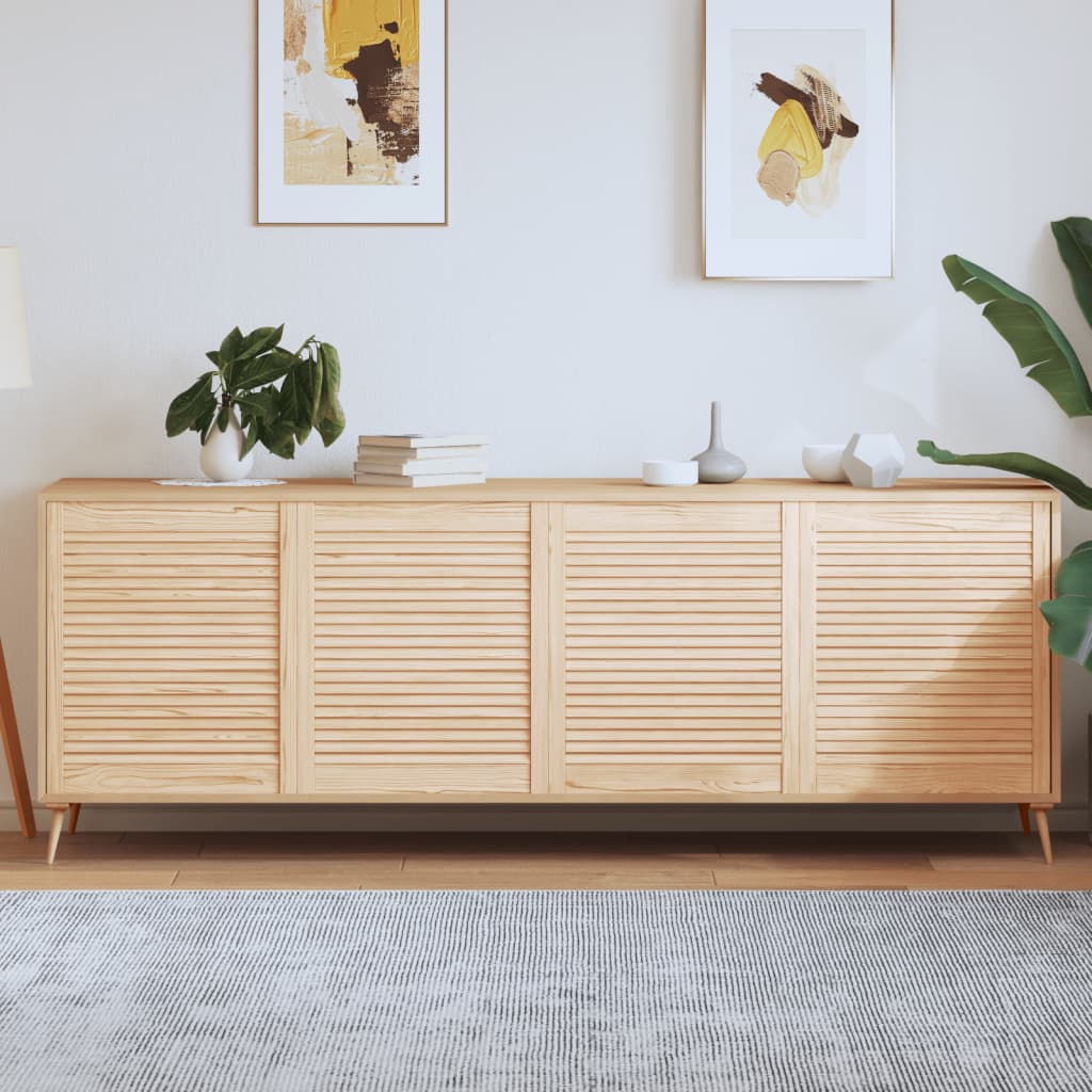 VidaXL Cabinet doors with slats 4 pcs 69x59.4 cm Solid pine