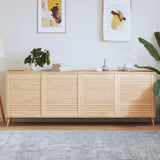 VidaXL Cabinet doors with slats 4 pcs 69x59.4 cm Solid pine