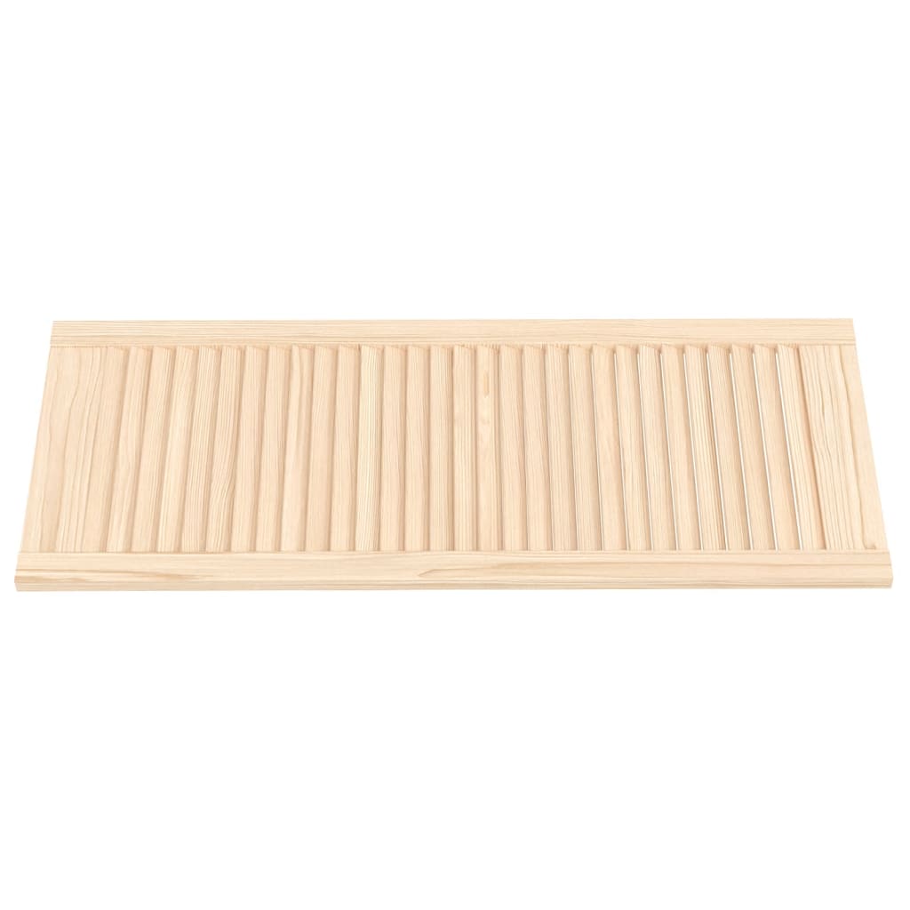 VidaXL cupboard doors with slats 4 pcs 99.3x39.4 cm solid pine