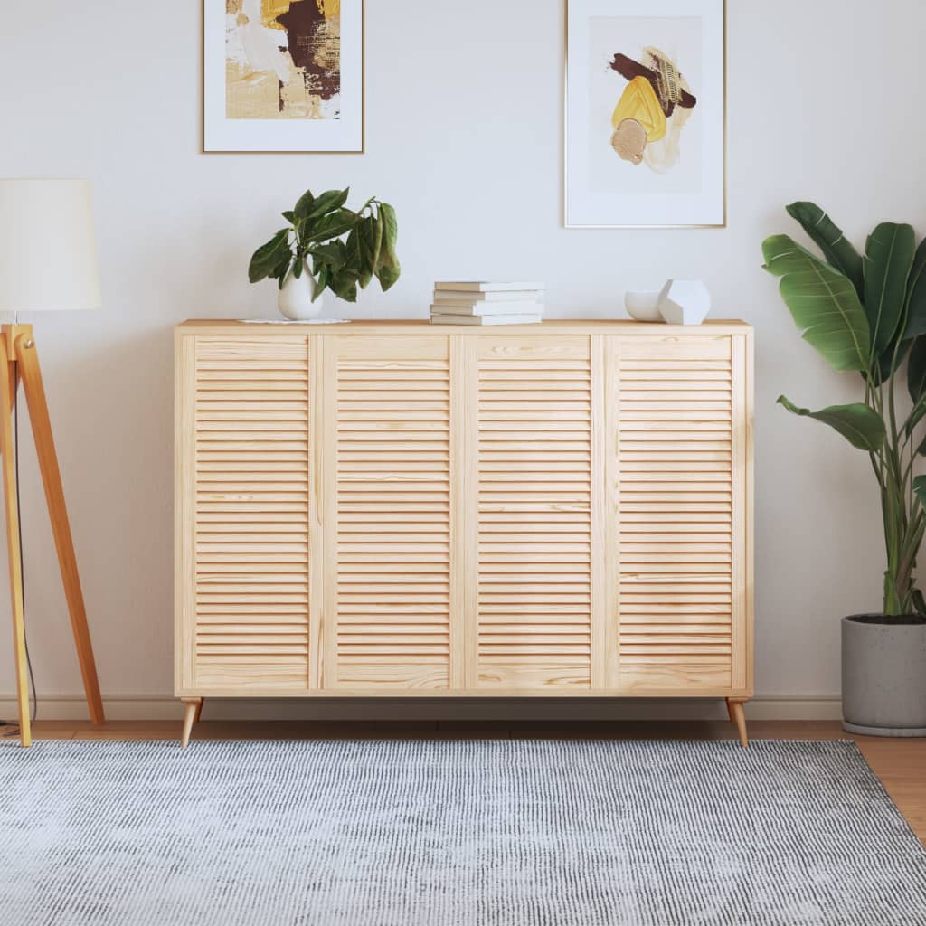 VidaXL cupboard doors with slats 4 pcs 99.3x39.4 cm solid pine