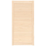VIDAXL -Schranktür mit Lamellen 99,3 x 49,4 cm Festkiefer