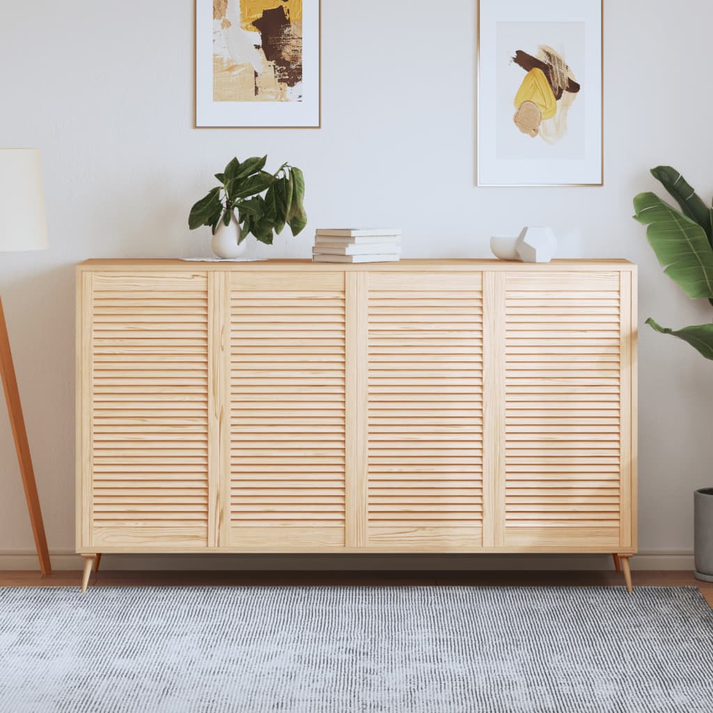 VidaXL Cabinet doors with slats 4 pcs 99.3x49.4 cm solid pine