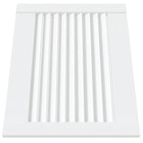 Vidaxl kastdeuren met lamellen 2 st 39,5x49,4 cm grenenhout wit
