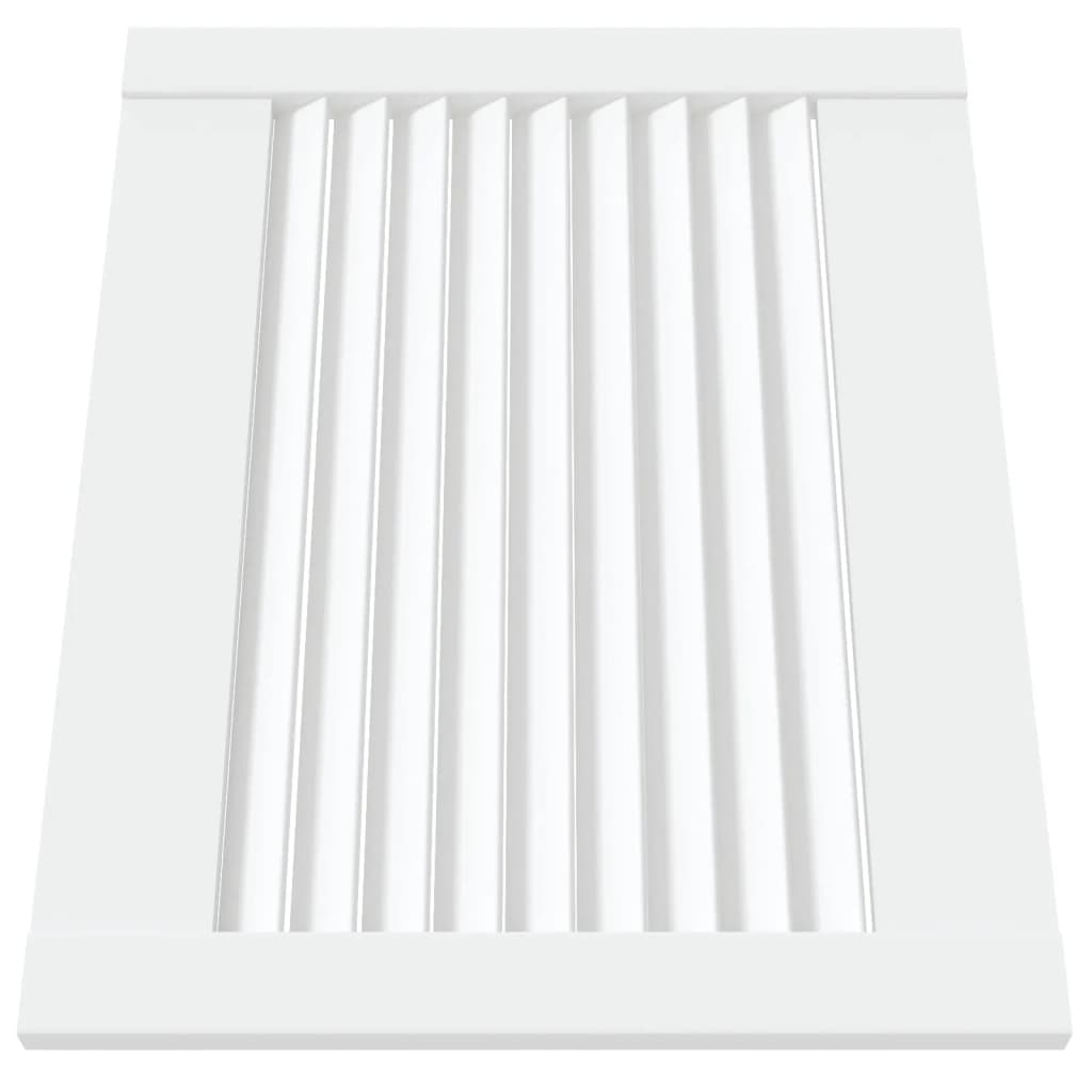 VidaXL Cabinet doors with slats 4 st 39.5x49.4 cm pine wood white