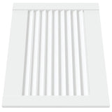 VidaXL Cabinet doors with slats 4 st 39.5x49.4 cm pine wood white