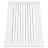VidaXL Cabinet doors with slats 4 st 39.5x59.4 cm pine wood white