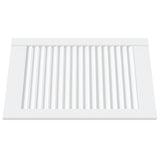 Vidaxl kastdeuren met lamellen 2 st 61,5x39,4 cm grenenhout wit