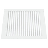 Porte di armadietti Vidaxl con stecche 2 pezzi 61.5x49,4 cm Pino legno bianco