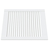 VidaXL Cabinet doors with slats 4 pcs 61.5x49.4 cm pine wood white