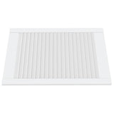 VIDAXL -Schranktüren mit Lamellen 4 Stcs 69x49,4 cm Festkiefer weiß