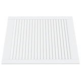 VidaXL Cabinet doors with slats 2 pcs 69x59.4 cm solid pine white white