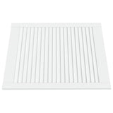 VidaXL Cabinet doors with slats 4 pcs 69x59.4 cm solid pine white white