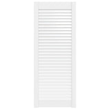 Porte d'armoire Vidaxl avec lattes 99.3x39.4 cm Pine solide blanc