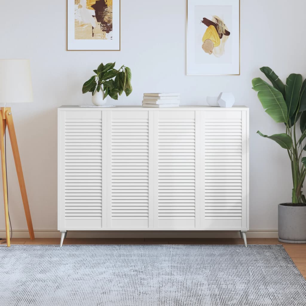 VidaXL Cabinet doors with slats 4 pcs 99.3x39.4 cm Gwitrenenhout