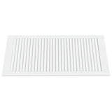 VidaXL Cabinet doors with slats 2 pcs 99.3x49.4 cm pine wood white
