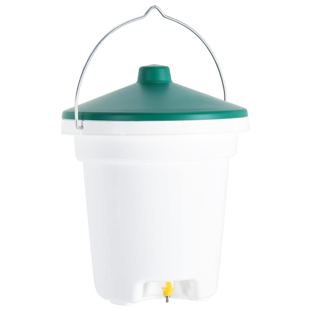 Bac à eau de volaille vidaxl avec trayage 12 L