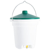 Bac à eau de volaille vidaxl avec trayage 12 L