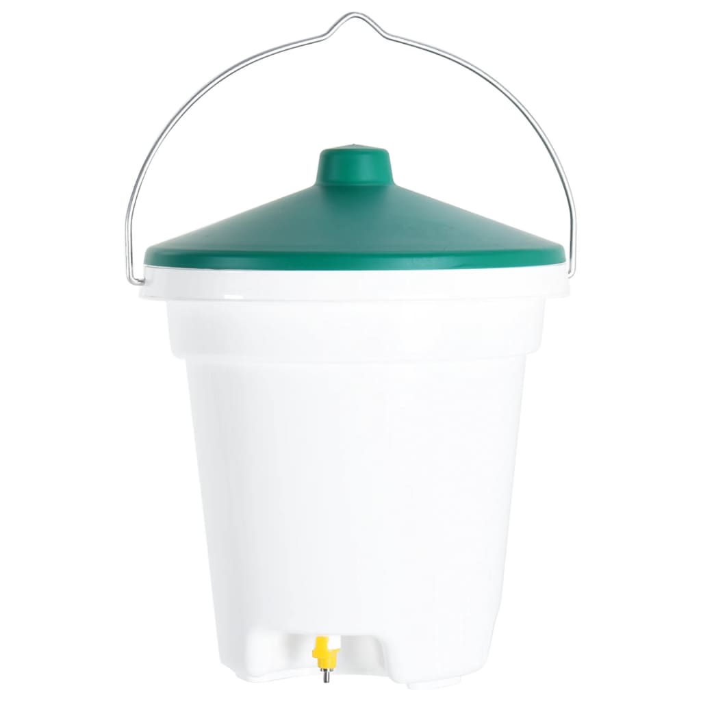 Bac à eau de volaille vidaxl avec trayage 12 L
