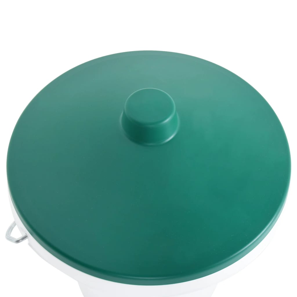 Bac à eau de volaille vidaxl avec trayage 12 L