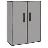 VidaXL shoe cabinet 60x28x90 cm fabric gray