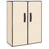 VIDAXL -Schuhschrank 60x28x90 cm Stoffcreme -Colored