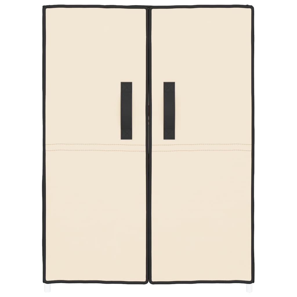 VIDAXL -Schuhschrank 60x28x90 cm Stoffcreme -Colored