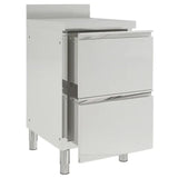 Vidaxl kitchen cabinets Commercial 2 st stainless steel