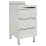 Vidaxl kitchen cabinets Commercial 2 st stainless steel