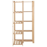 Vidaxl Hoekopberkgrek 5 couches 82.5x82.5x170 cm Pine solide