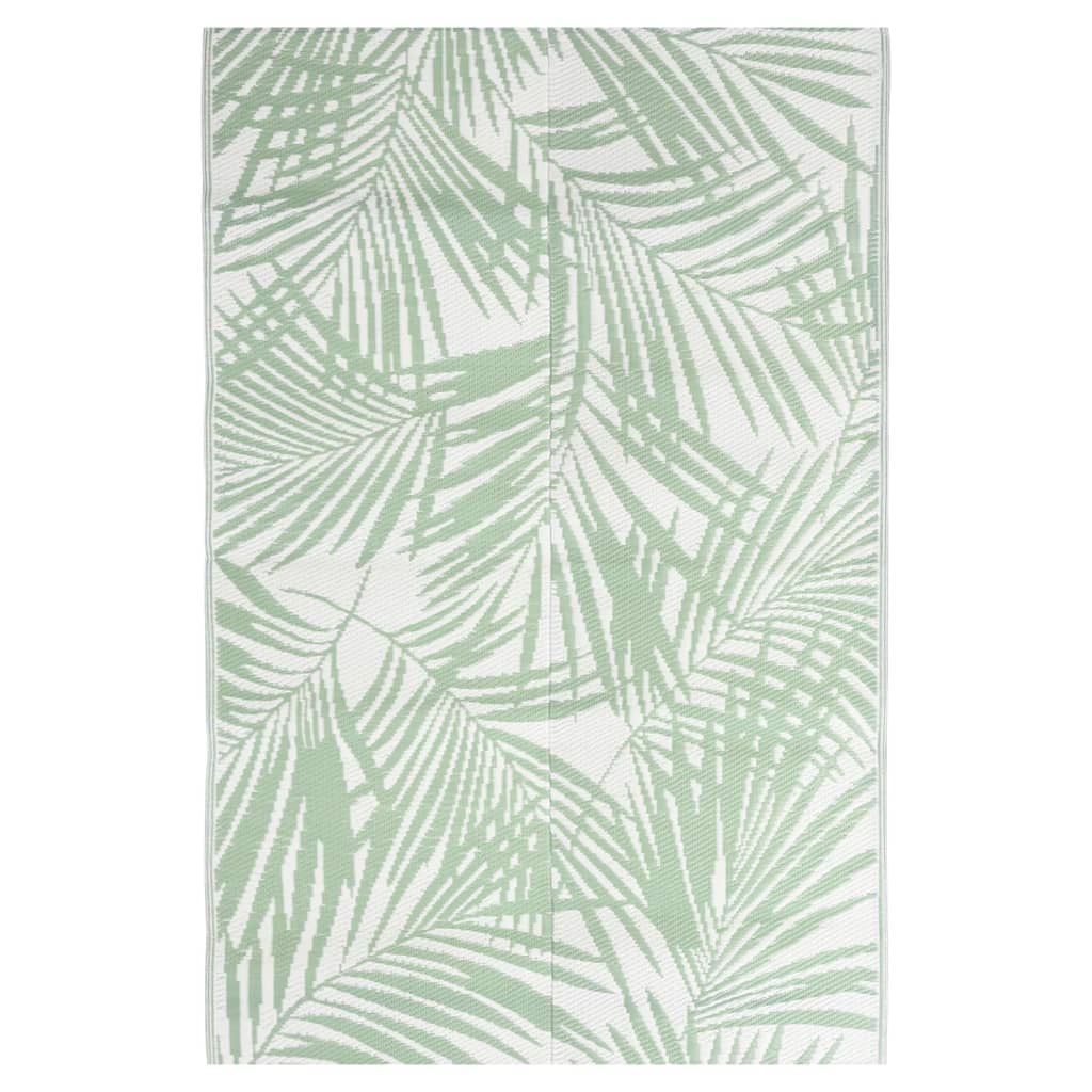 Vidaxl afuera de la alfombra Arakil 120x180 cm Polypropene Green