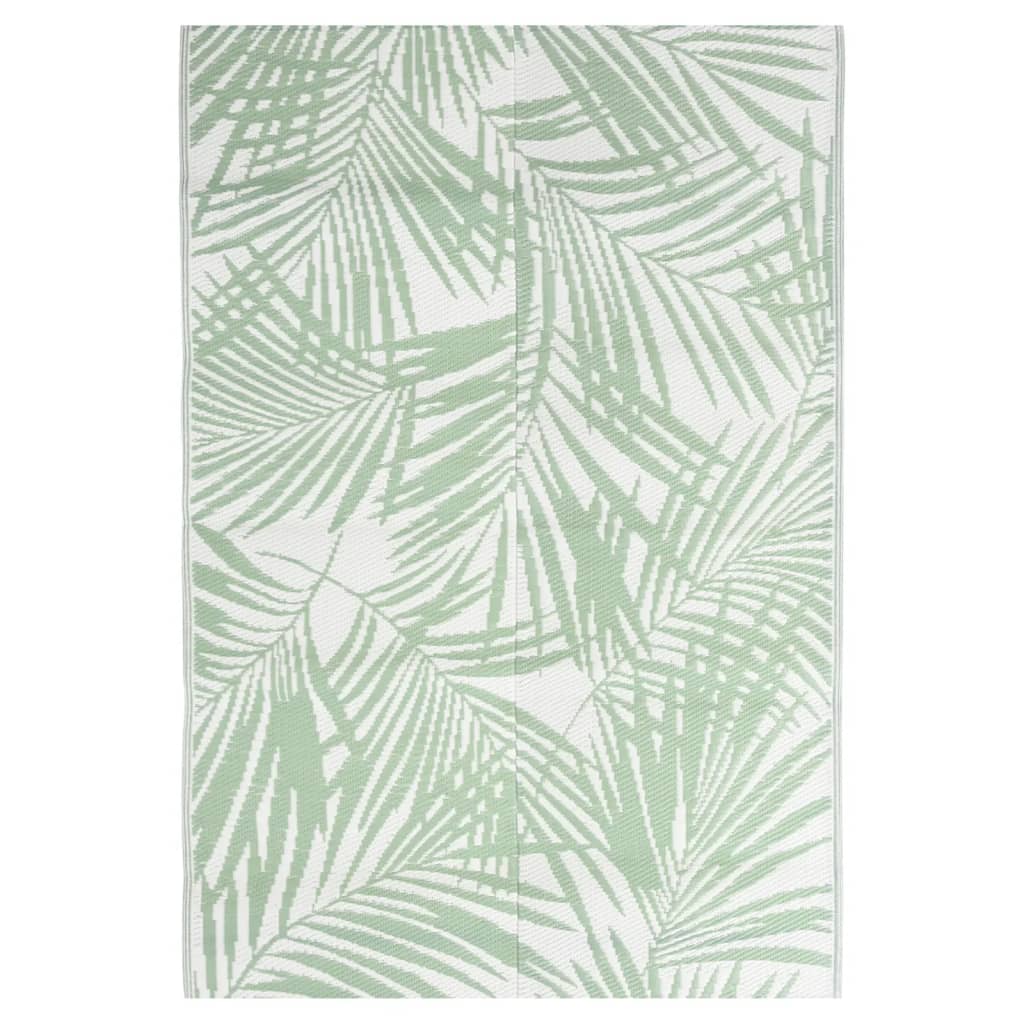 Vidaxl zewnętrzny dywan Arakil 160x230 cm Polipropen Green