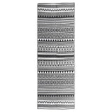 Vidaxl outside rug Aakil 80x250 cm Polypropene black