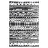 Vidaxl ausserhalb vum Rug Arakil 120x180 cm Polyprope schwaarz