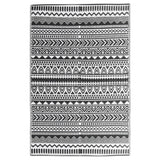 Vidaxl outside rug arakil 160x230 cm polypropene black