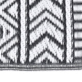 Vidaxl outside rug arakil 160x230 cm polypropene black