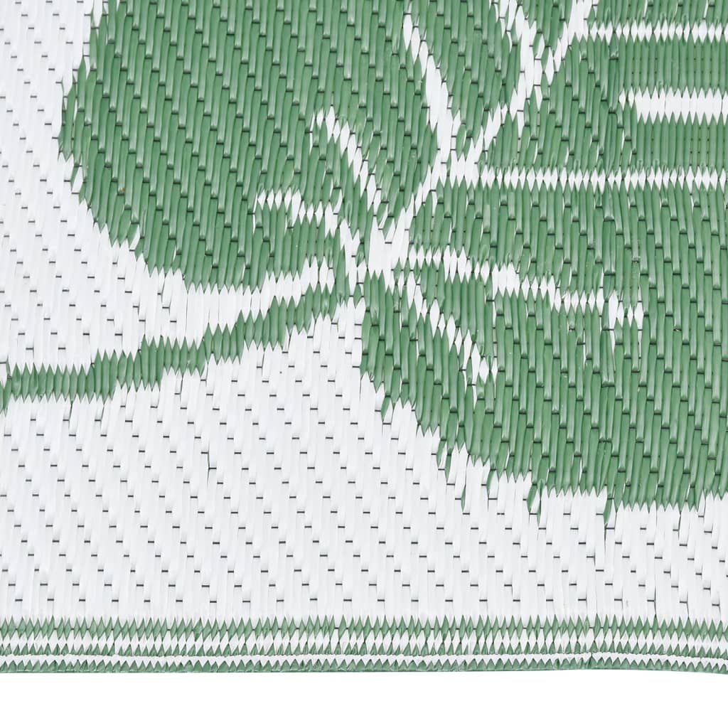 Vidaxl utenfor teppet Arakil 190x290 cm polypropen grønn