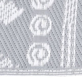 Vidaxl outside rug Arakil 140x200 cm Polypropene gray