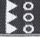 Vidaxl outside rug Arakil 190x290 cm Polypropene black