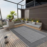 VidaXL outside rug arakil 140x200 cm polypropene black