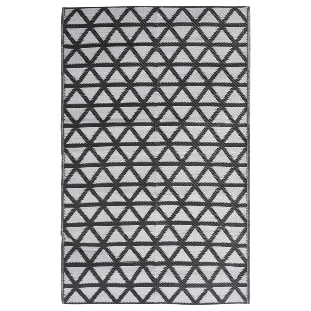 Vidaxl mimo koberec Arakil 140x200 cm polypropen černé