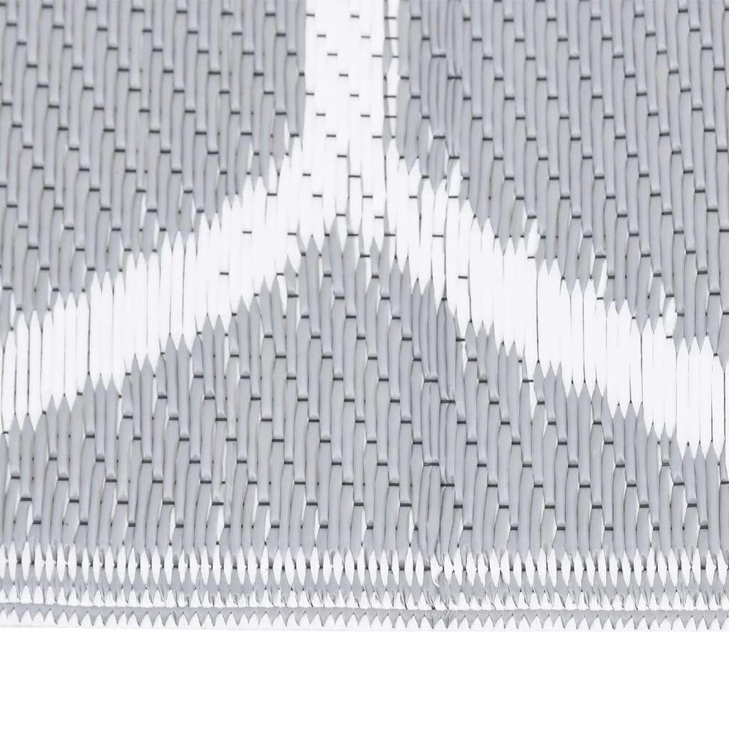 Vidaxl zewnętrzny dywan Arakil 80x250 cm Polipropene Grey
