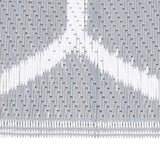 Vidaxl zewnętrzny dywan Arakil 80x250 cm Polipropene Grey
