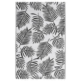 Vidaxl esterno tappeto arakil 140x200 cm polipropene nero