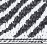 Vidaxl esterno tappeto arakil 140x200 cm polipropene nero