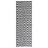 Vidaxl zunanja preproga Aakil 80x250 cm polipropen črna
